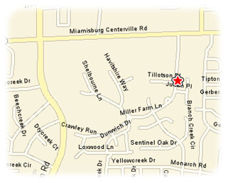 Map to My Pilates Studio